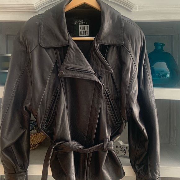 Vintage Michael Hoban North Beach biker jacket - Picture 1 of 7